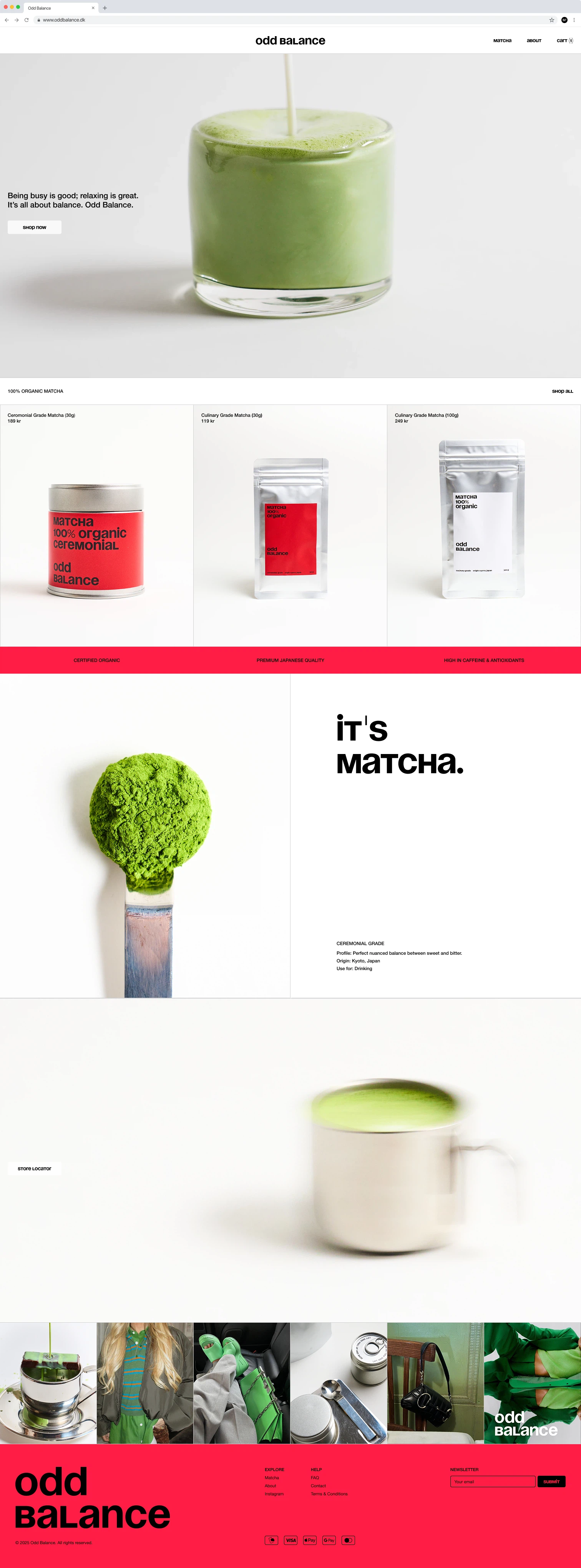 Odd Balance's homepage