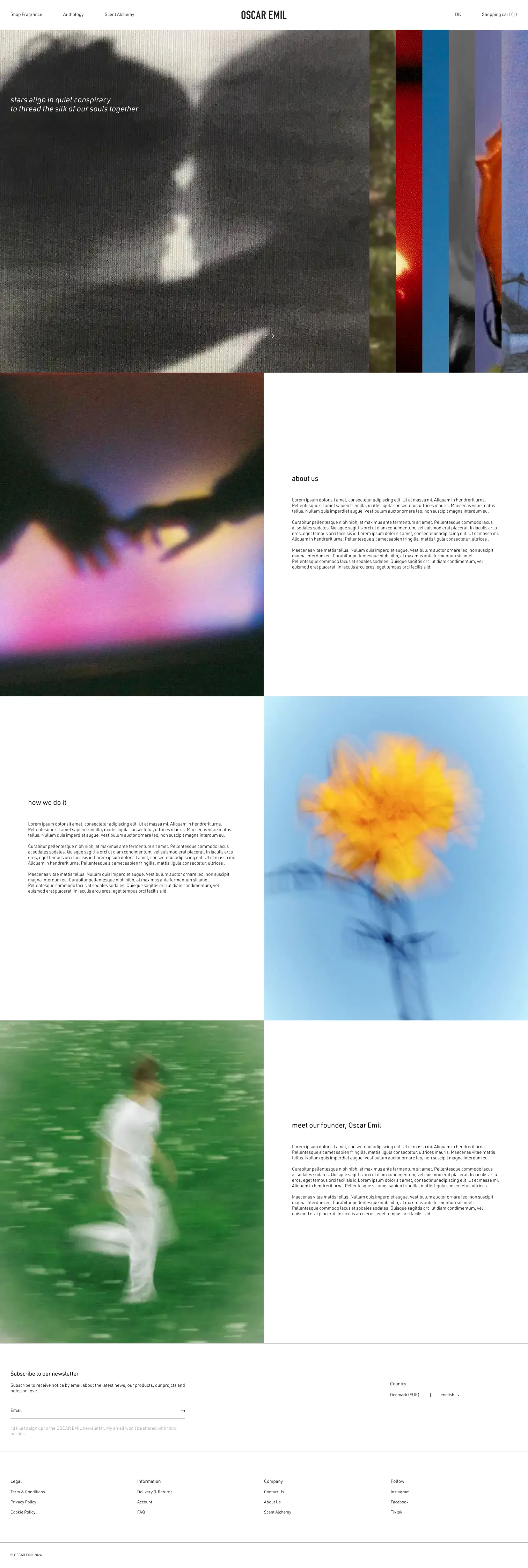 Oscar Emil's anthology page